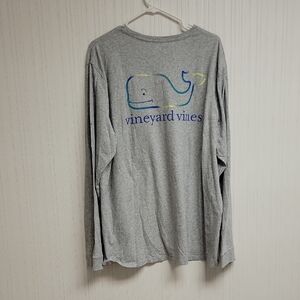 Vineyard Vines Gray Long Sleeve Men's Shirt Size XL
